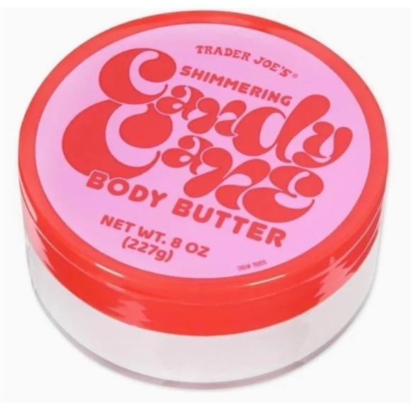New Trader Joe’s Shimmering Candy Cane Body Butter - Picture 1 of 3